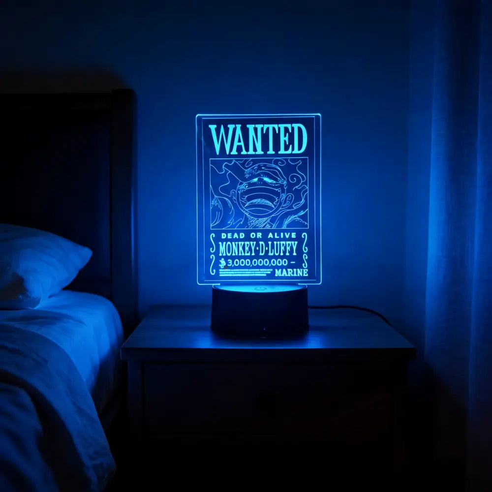 One Piece Luffy Zoro LED Figure Lamp – Bedside Night Light