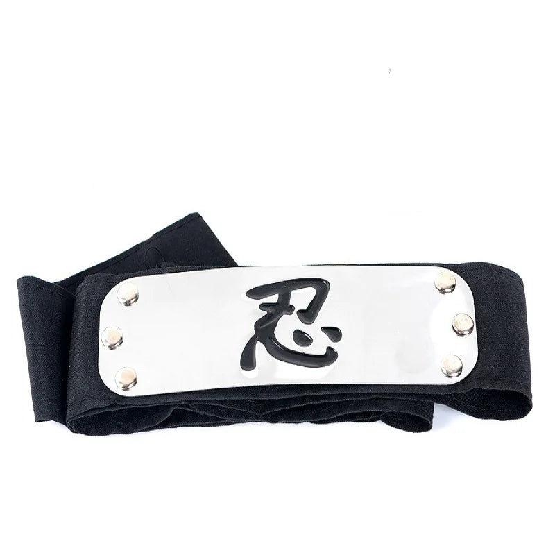 Anime Akatsuki Kakashi Uchiha Sasuke Headband Logo Cosplay Costume Accessories