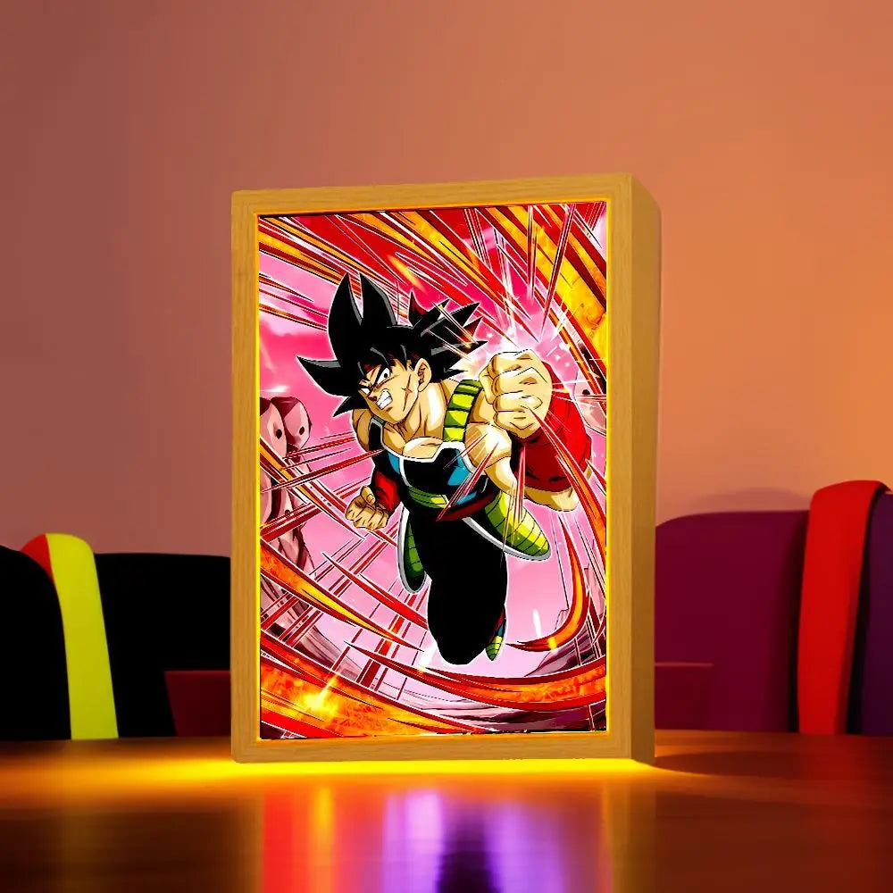 Dragon Ball Z Goku Vegeta LED Photo Frame – Moon Light
