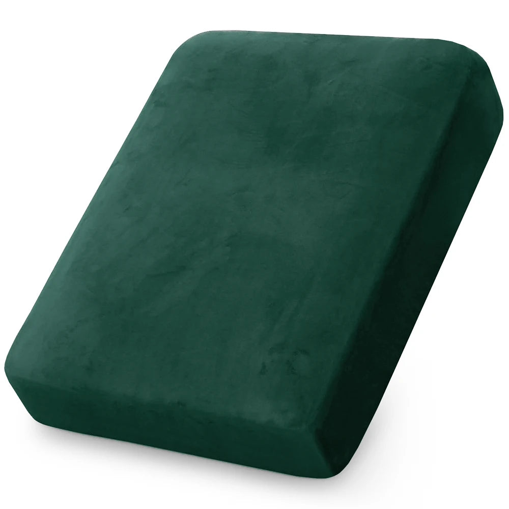 BRHUIXUE Velvet Sofa Cushion Covers for Living Room Plush Sofa Seat Cover Soft Stretch Sofas Couch Slipcover Furniture Protector