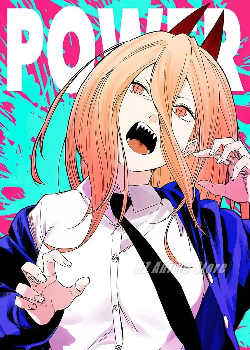 Anime Chainsaw Man Posters and Prints Canvas Painting Chainsawman Comic Wall Art Pictures for Modern Family Bedroom Home Decor