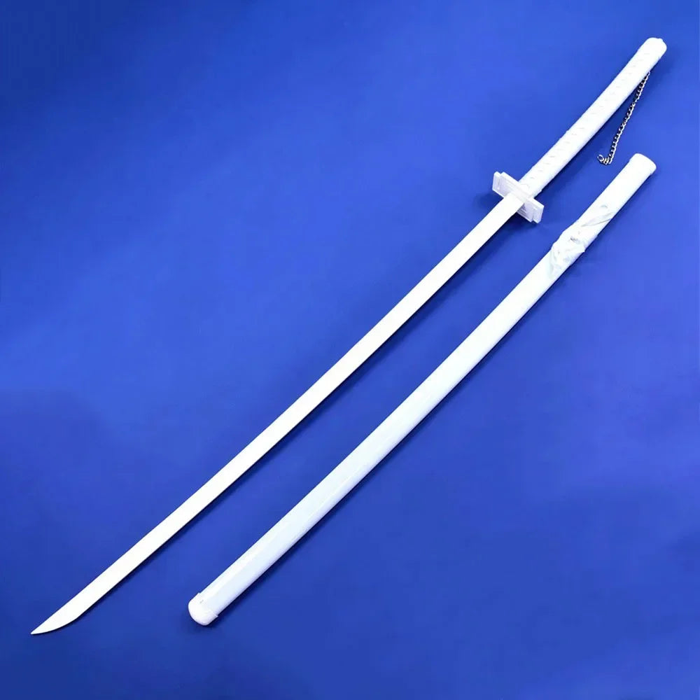 55inch Kurosaki Ichigo Katana Sword Anime Bleach Cosplay Long Ninja Knife Real Size Japanese Katana Original Samurai Sabre Gift