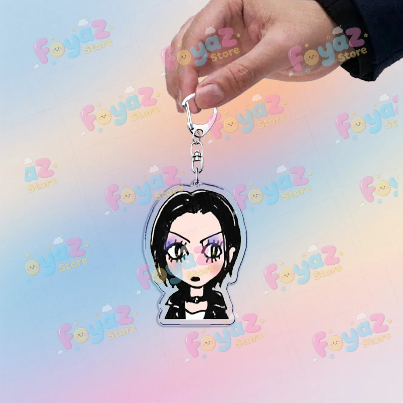 Cute Anime Nana Keychain for Accessorie Bag NANA Chibi Farming Charm Keyrings Jewelry Friends Oosaki Nan Manga Gifts
