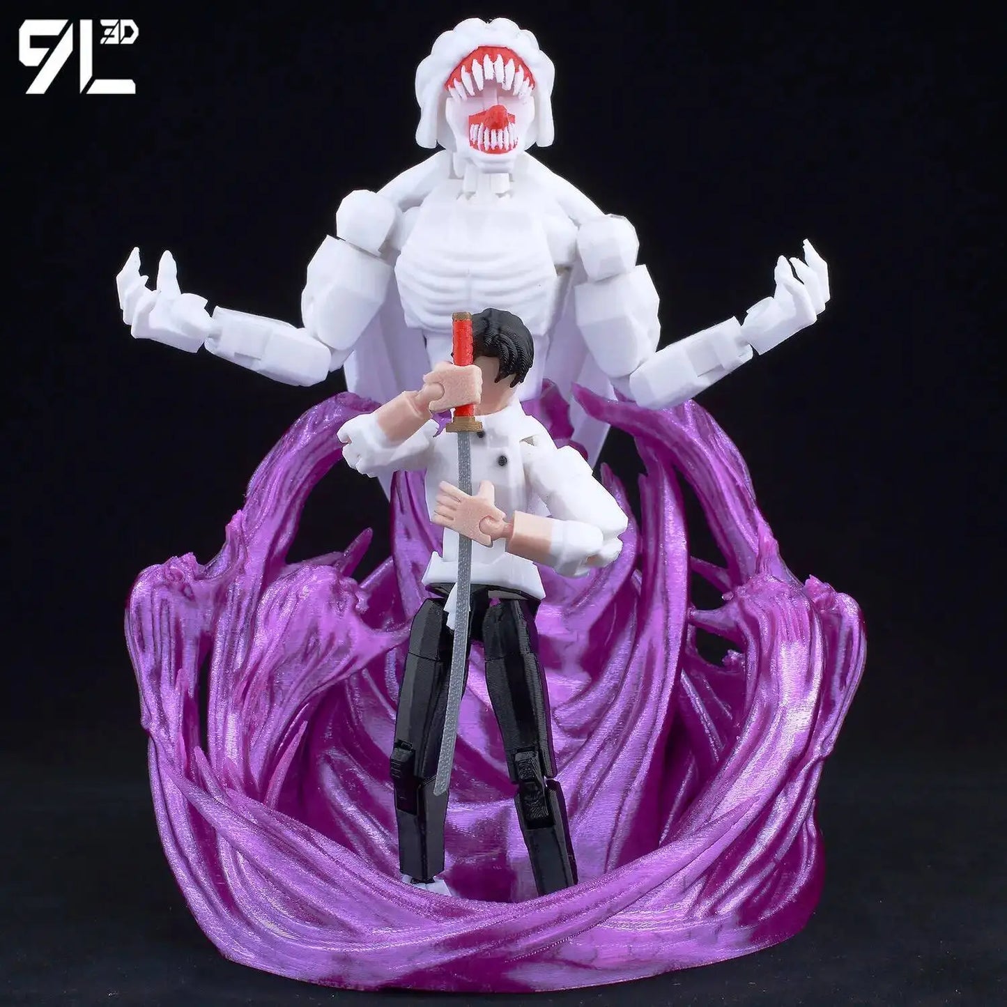 9L3D Printed Lucky Dummy 13 Jujutsu Kaisen Gojo Satoru Toji Yuji Sukuna Anime Action Figures Mannequin Yuuta Rika Model T13 Toys