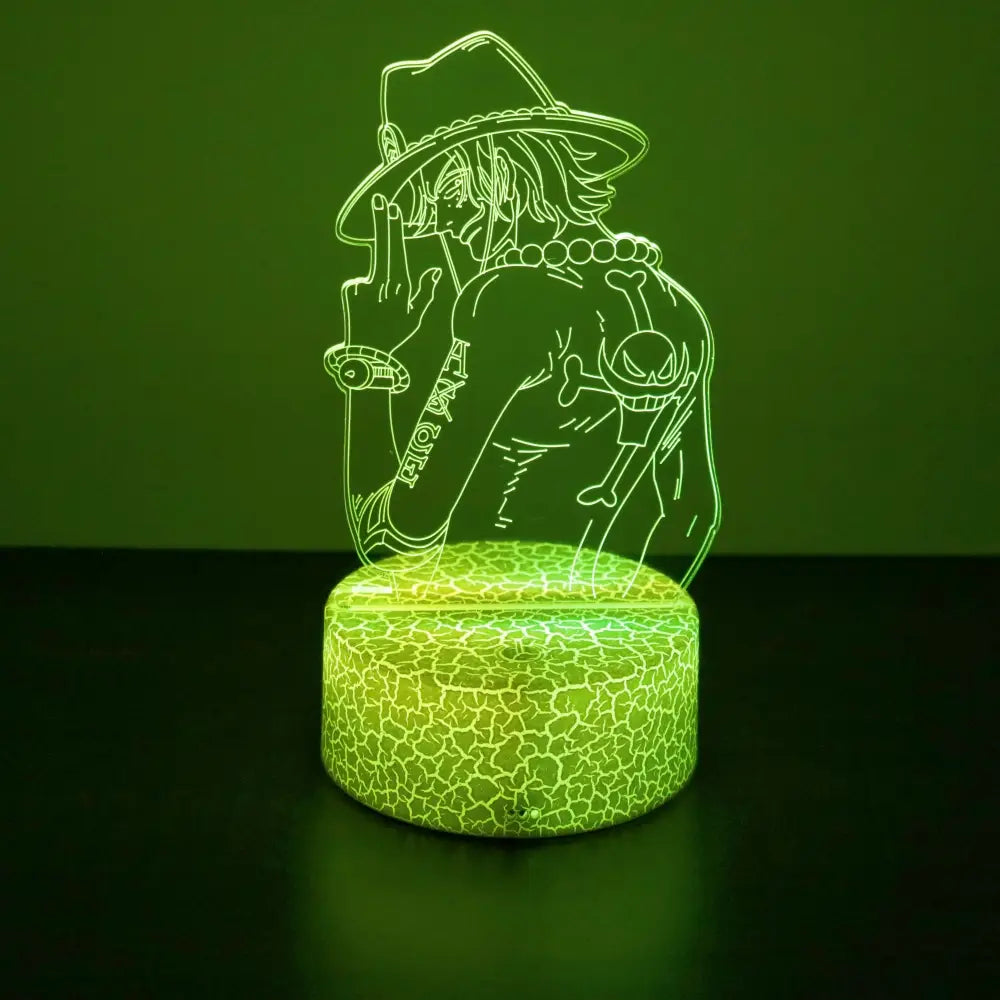 One Piece Luffy 3D LED Night Light – Color Lamp