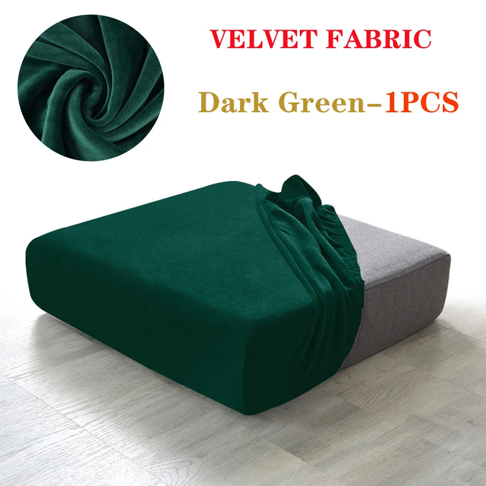 Super Velvet Sofa Cushion Cover Elastic Thick L Shape Corner Armchair Sofa Cover Slipcover Furniture Protector For Living Room