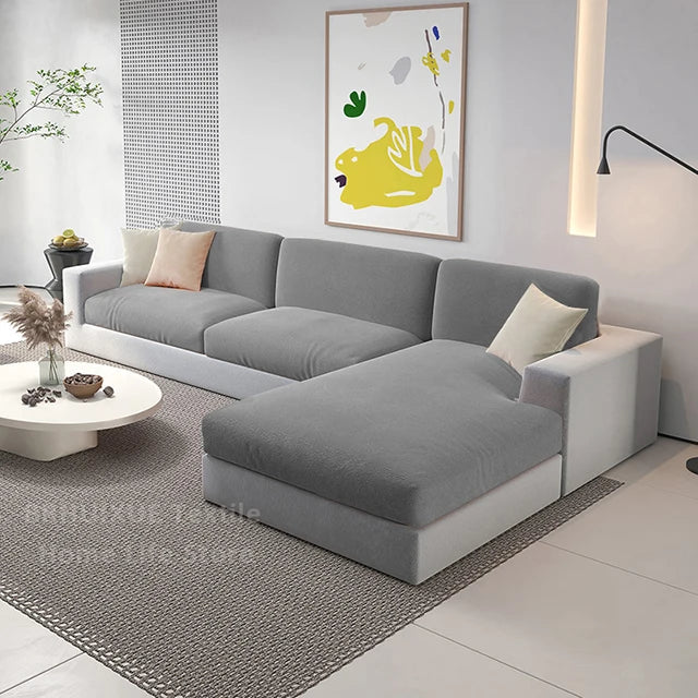 Super Soft Velvet Sofa Seat Cushion Cover Plain Color Stretch Thicken Sofa Cover Sectional Couch L Shape Corner Armchair Covers
