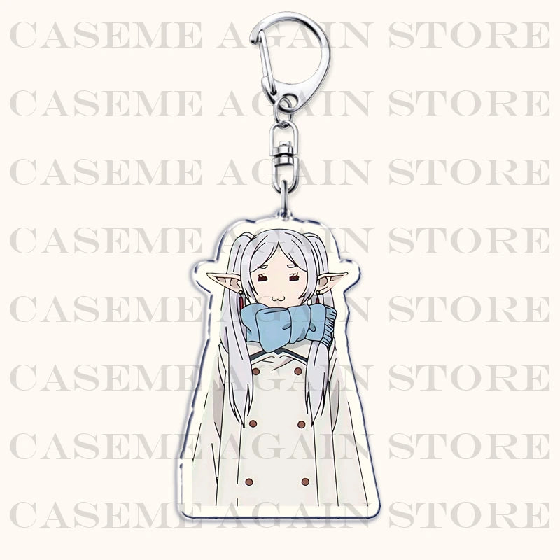 Popular Anime Frieren Beyond Journeys End Keychains for Accessories Bag Himmel Heiter Girl Keyrings Jewelry Fans Friends Gifts