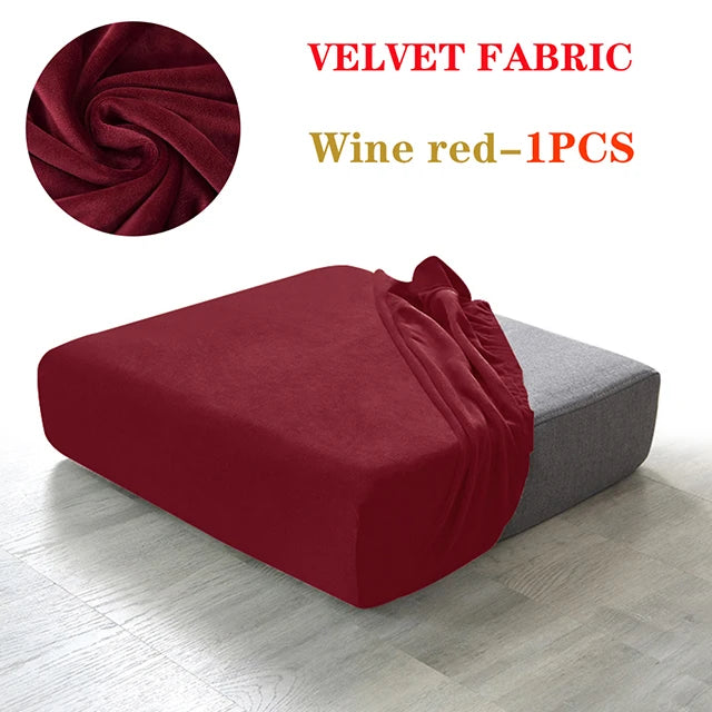 Super Velvet Sofa Cushion Cover Elastic Thick L Shape Corner Armchair Sofa Cover Slipcover Furniture Protector For Living Room