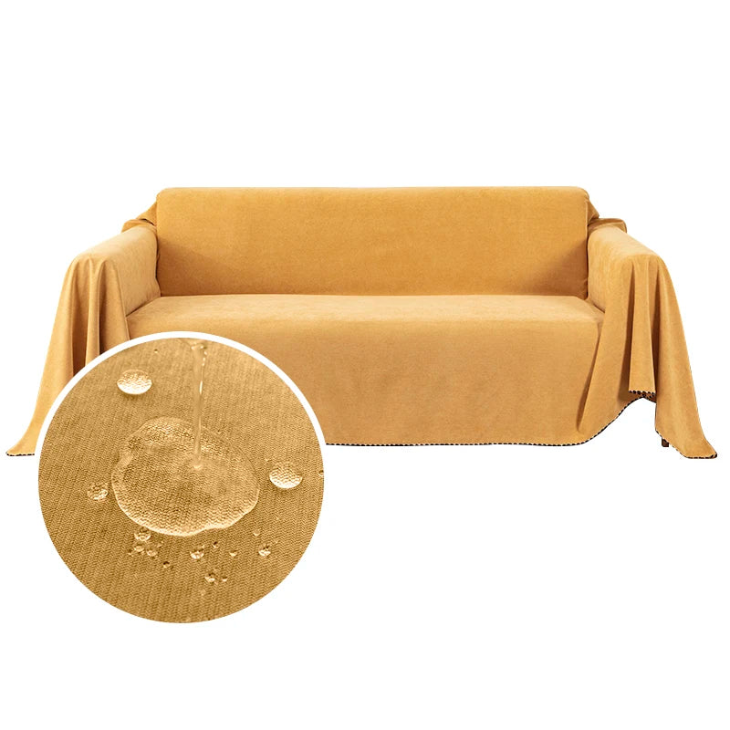 Waterproof Sofa Towel Solid Colour High Quality Sofa Cover Multifunctional Dustproof Durable Sofa Towel For Living Room Decor
