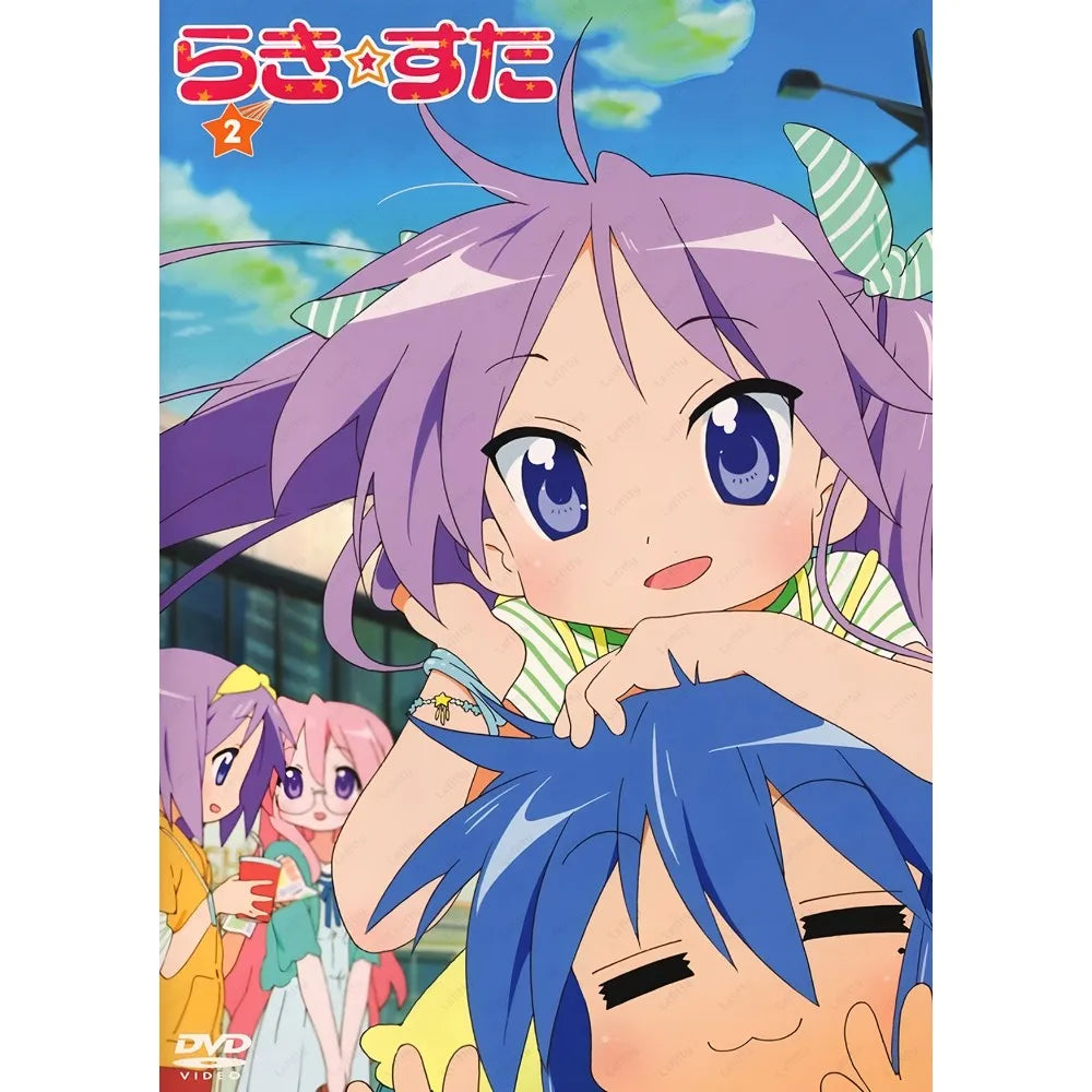 Anime Lucky Star Poster Fancy Poster Sticky Wall Art Printing Waterproof Home Living Bed Room Bar Aesthetic Decor