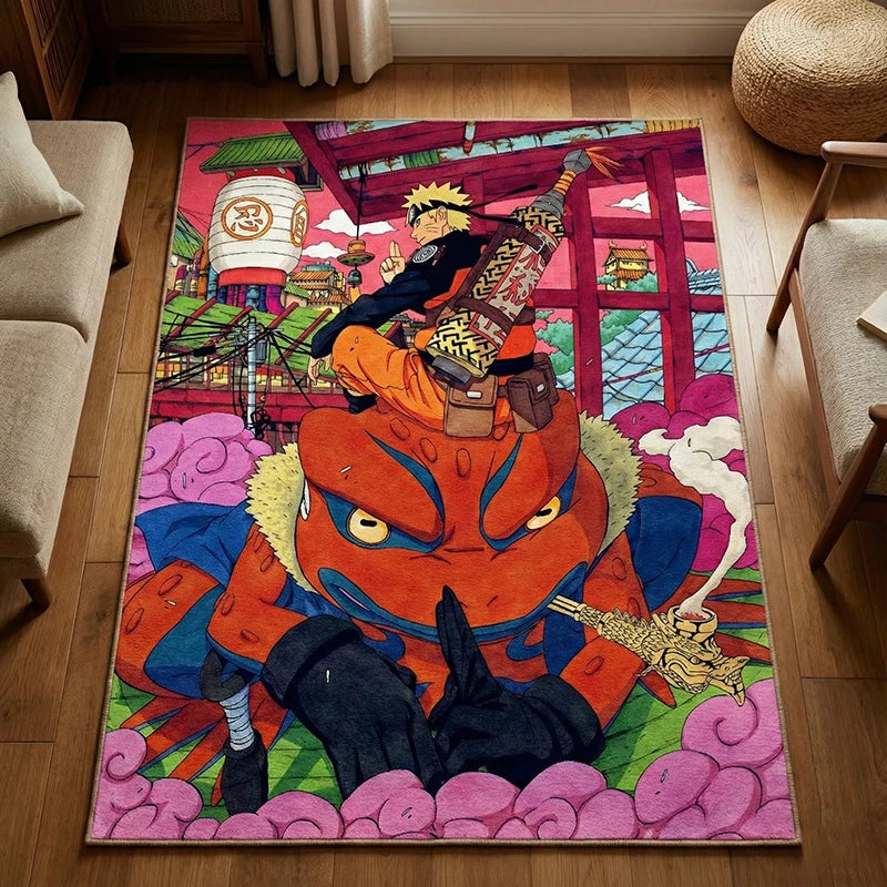 Naruto Uzumaki & Gamabunta Collector’s Rug – Hidden Leaf Anime Decor | Premium Soft Carpet for Ninja Series Enthusiasts