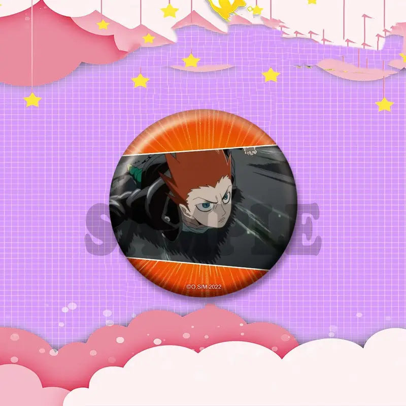 Anime Shigeo Kageyama Arataka Reigen Teruki Cosplay Badges COSTUME Mob Psycho 100 Lapel Pin Round Brooch on Bag Hat