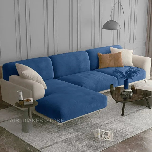 Luxury Soft Velvet Sofa Seat Cover Solid Elastic Sofa Cushion Covers Separate Furniture Protector Sofa Cover Living Room Pets
