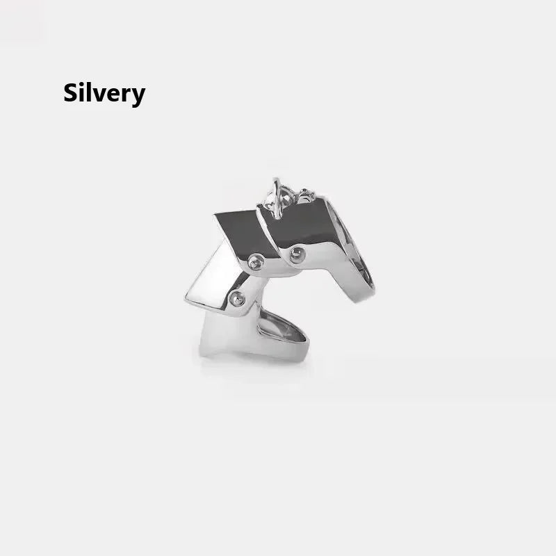 Oosaki Nana Anime Rings Cosplay Punk Gothic Women Men Joint Armor Knuckle Metal Multilayer Finger Rings Jewelry Gift Accessories