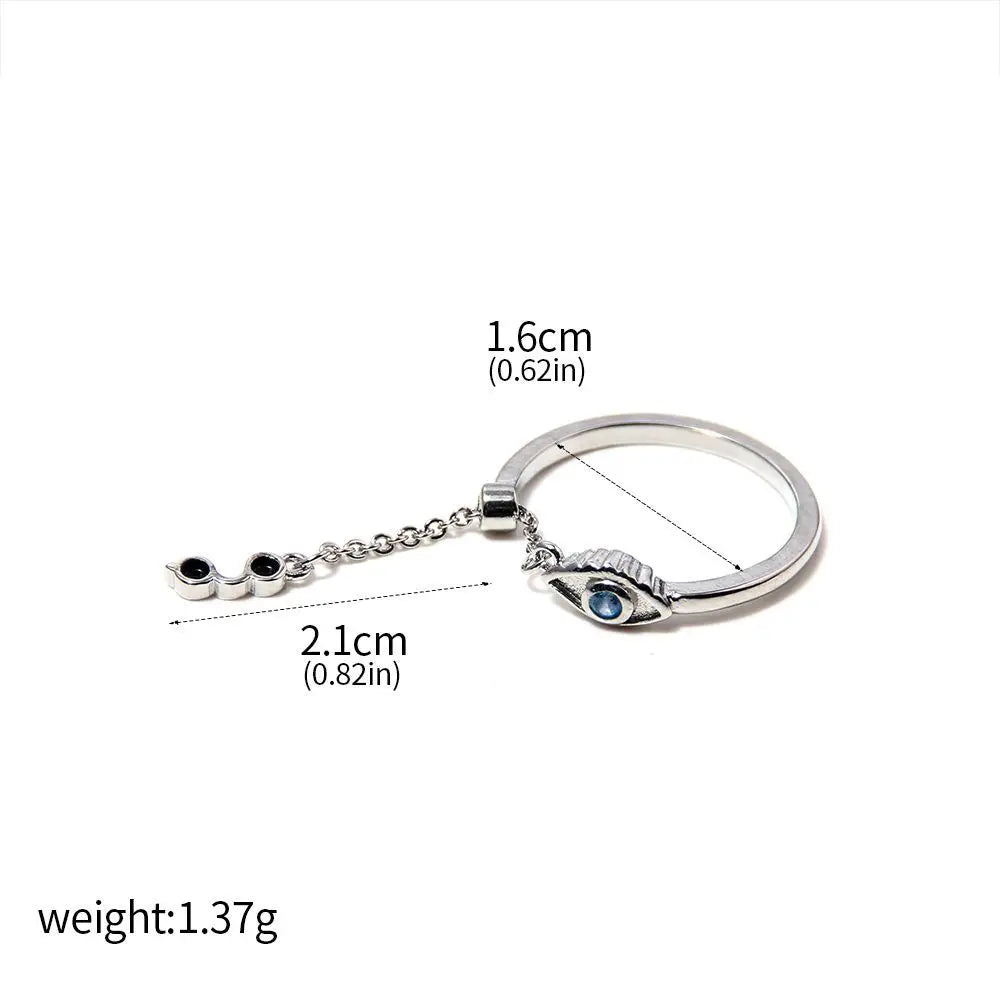 Anime Jujutsu Kaisen Yuta Okkotsu Rings Cosplay Props Men Women Couple Lover Ring Jewelry Accessories Gifts
