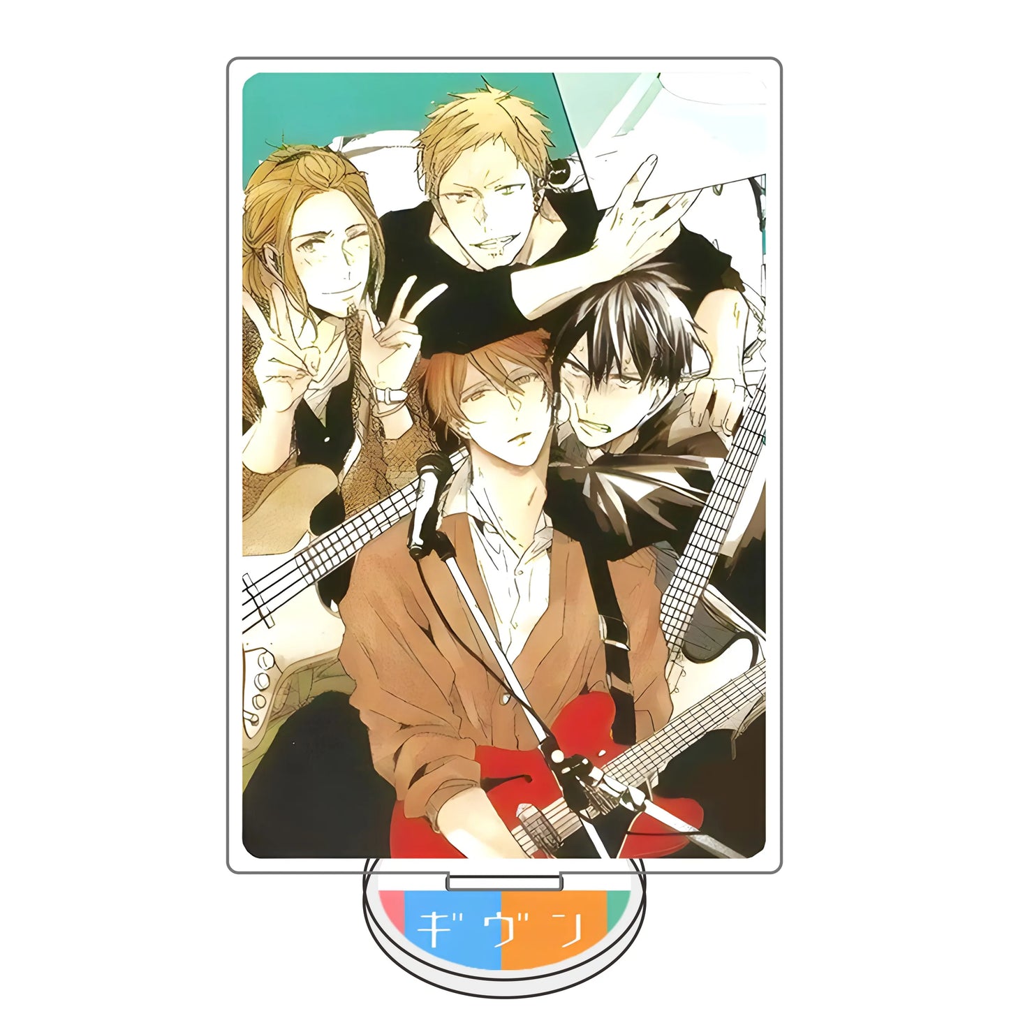 Given Satou Mafuyu Hot BL Anime 15CM Acrylic Stand Keychain Desk Decor Display Figure Cartoon Merch Gift for Friends Fan gift