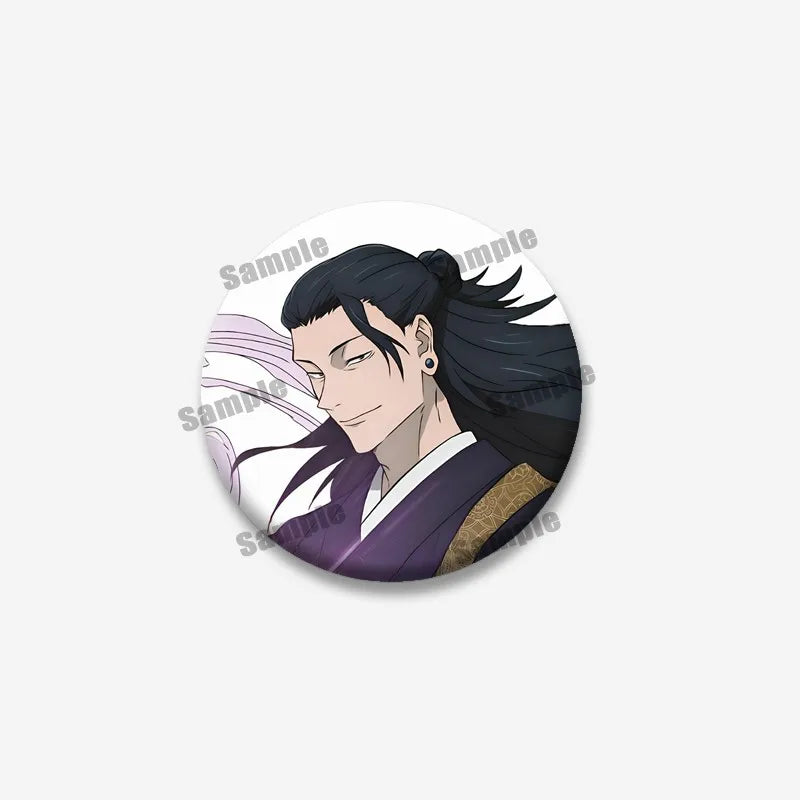Creativity Cartoon Figure Suguru Geto Badges Funny Anime Icon Brooch Enamel Pin Backpack Clothing Jewelry Accessories Toys Gifts
