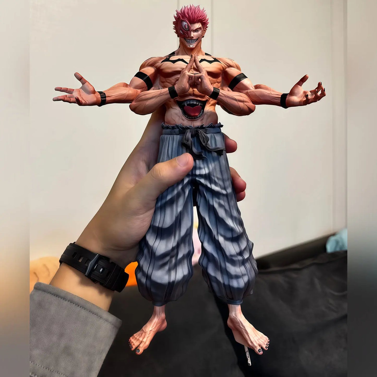 Jujutsu Kaisen Anime Statue: Ryomen Sukuna Early Form, 12 inch (30cm) Collectible Model Figure, Cursed Spirit Display