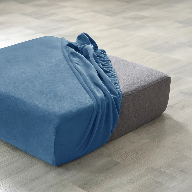 1pc Plush Sofa Slipcover Anti-slip Elastic Sofa Cover for Bedroom Office Living Room Home Decor Couch Cover Furniture Protector