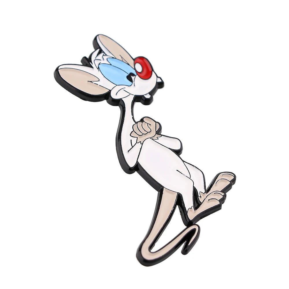 DZ2440 Novelty Cute Mouse Funny Enamel Pins for Clothes Badges on Backpack Lapel Pin Decoration Anime Jewelry Accessories Gifts
