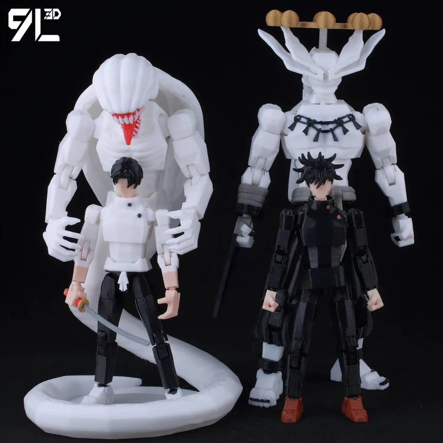 咒术5月新组合图3.jpg Jujutsu Kaisen Gojo Sukuna Articulated Figure – 13 Joints