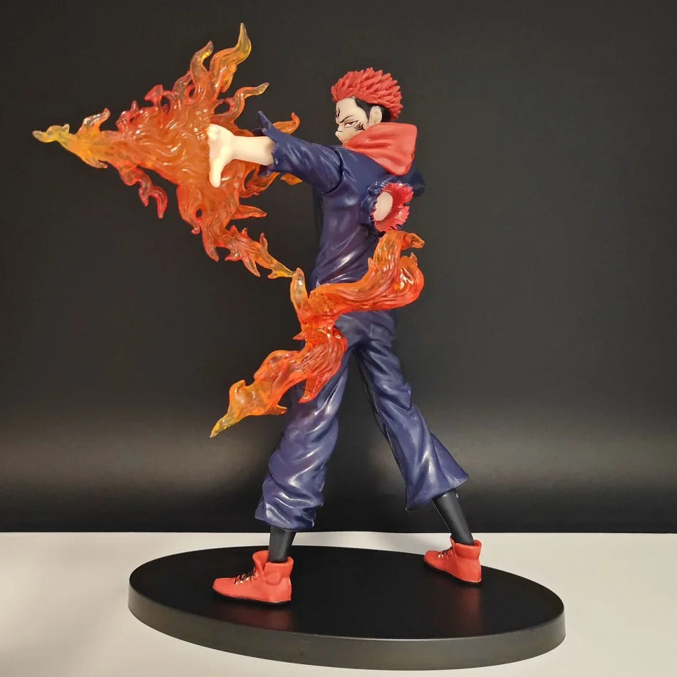 22cm Anime Jujutsu Kaisen Peripheral Figure Itadori Yuji Ryomen Sukuna Sukuna Action Model PVC Statue Decor Collection Toy Gift