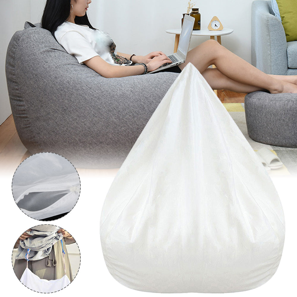 1/2pc Sofas Cover Removable Lazy Sofa Inner Liner Anti-fouling Replacement Bean Bag Inner Liner Bean Chair Bean Bag No Padding