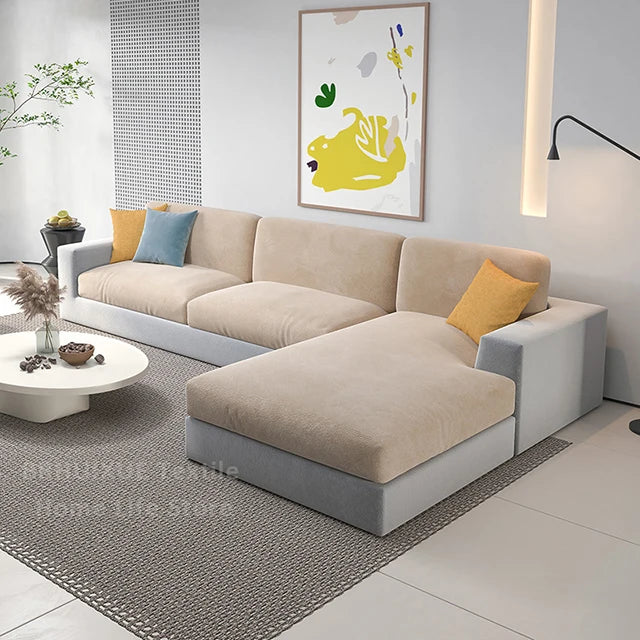 Super Soft Velvet Sofa Seat Cushion Cover Plain Color Stretch Thicken Sofa Cover Sectional Couch L Shape Corner Armchair Covers