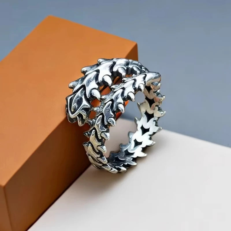 Anime Tokyo Ghoul Ring Kaneki Ken Adjustable Opening Unisex Punk Jewelry Gift Prop Cosplay Accessories