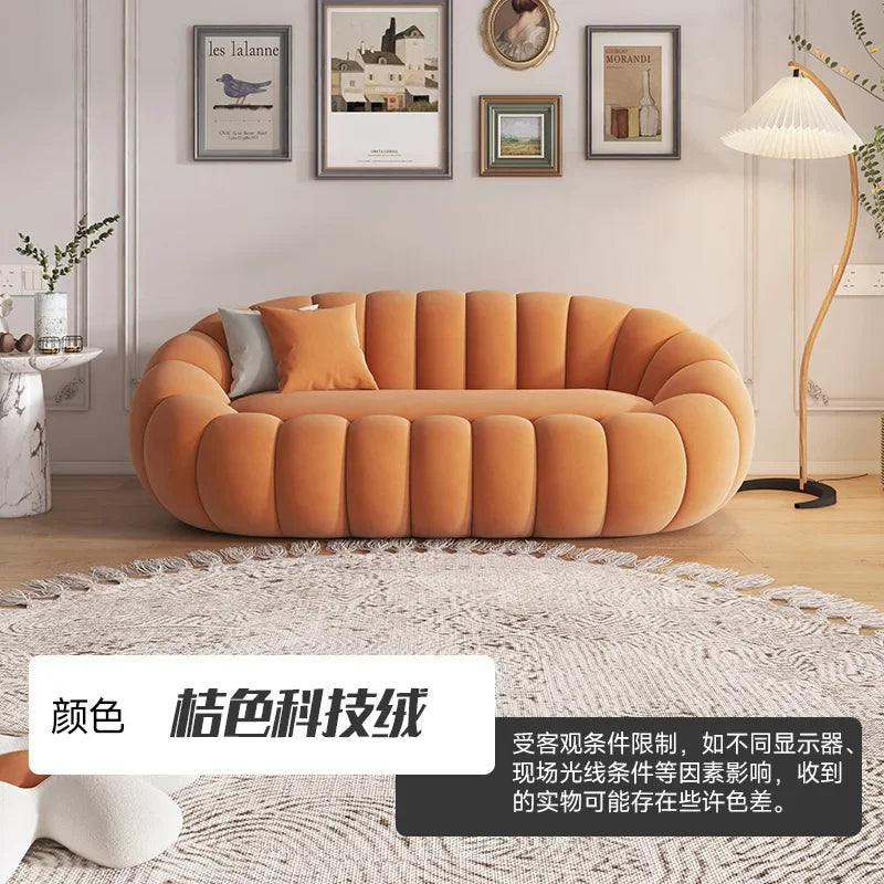 Cloud Sofa Plush Pumpkin Sofa Combination Soft Comfortable Modern Living Room Sofa Suite Apartment Home Furniture Accessories