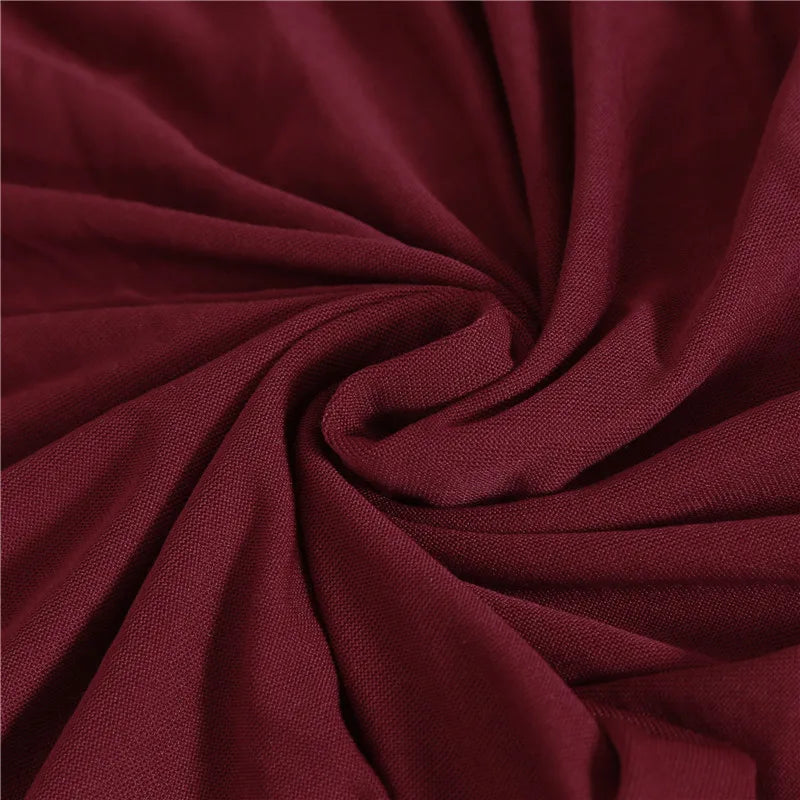4pcs/set Solid Color Stretch Recliner Sofa Cover for Living Room Elastic Non Slip Armchair Covers All-inclusive Couch Slipcovers