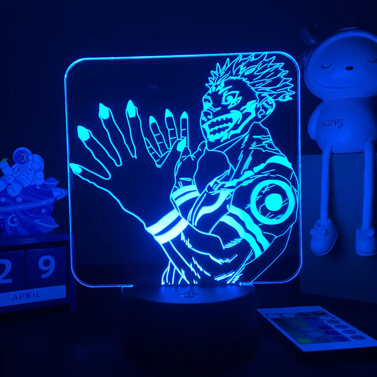 Jujutsu Kaisen Satoru Gojo LED Night Light – Acrylic Lamp