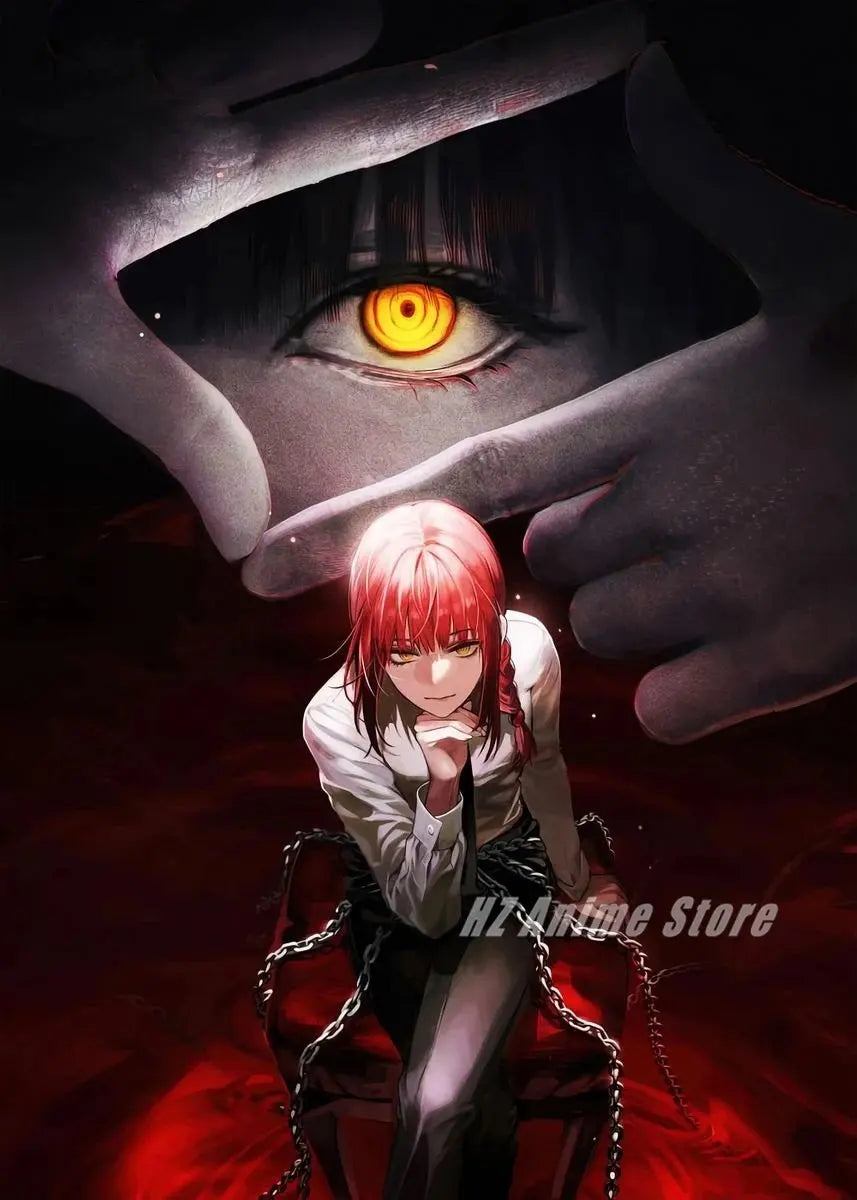 Anime Chainsaw Man Posters and Prints Canvas Painting Chainsawman Comic Wall Art Pictures for Modern Family Bedroom Home Decor