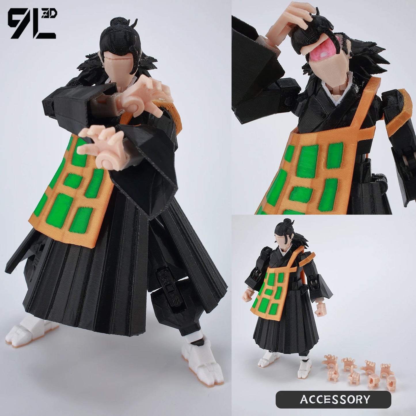 9L3D Printed Lucky Dummy 13 Jujutsu Kaisen Gojo Satoru Toji Yuji Sukuna Anime Action Figures Mannequin Yuuta Rika Model T13 Toys