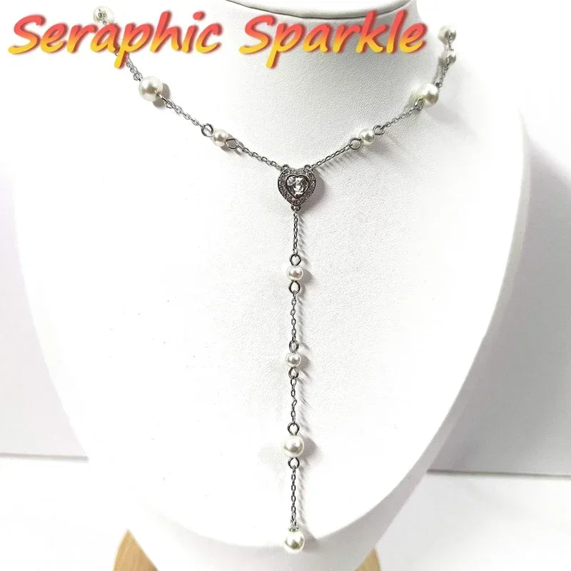 Good Brand Silver Color Ariana Grande Tennis Necklace Women Romantic Luxury Gift Jewelry Set Jewelry Sets 925 sterling silver