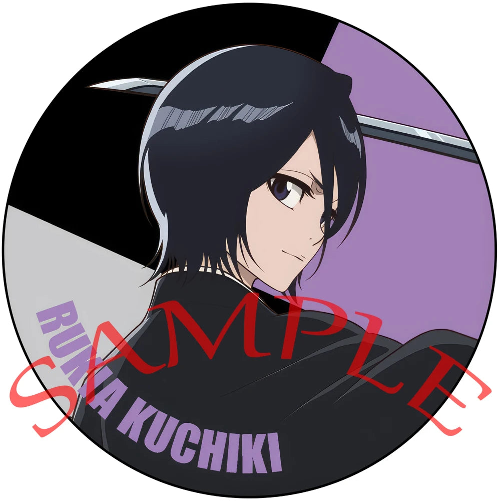Anime BLEACH Cosplay Urahara Kisuke Ishida Uryuu Inoue Orihime Kuchiki Rukia Kurosaki Ichigo Cartoon Badge Christmas Gifts