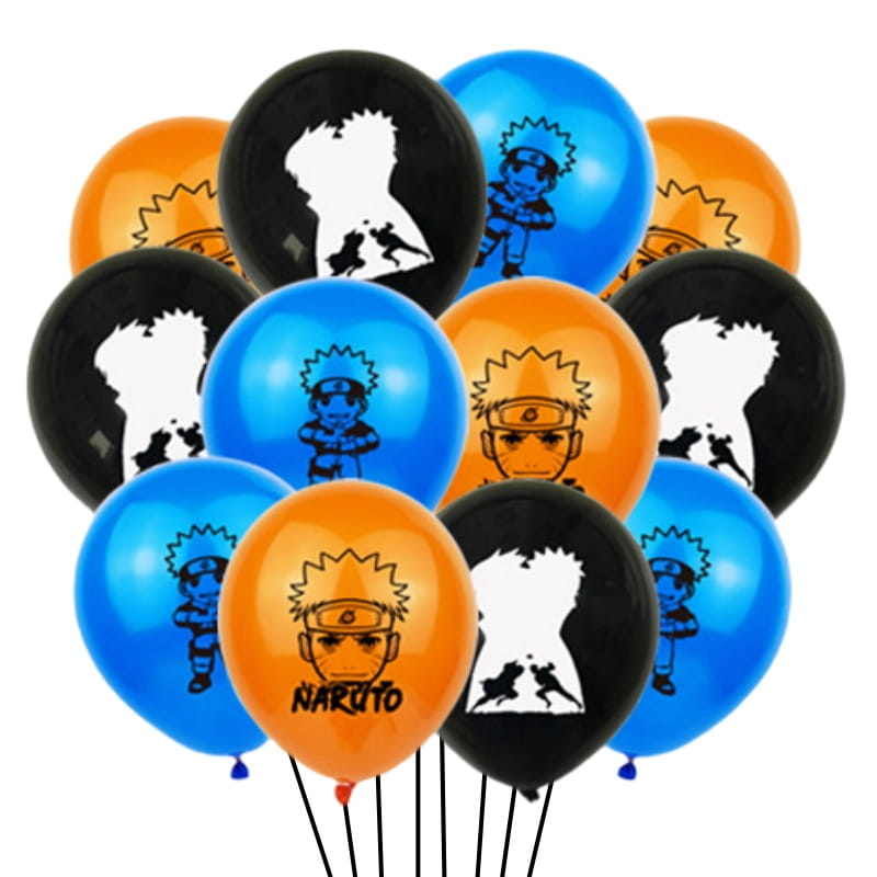 Naruto Ninja Latex Balloon Set – Birthday Party Decor