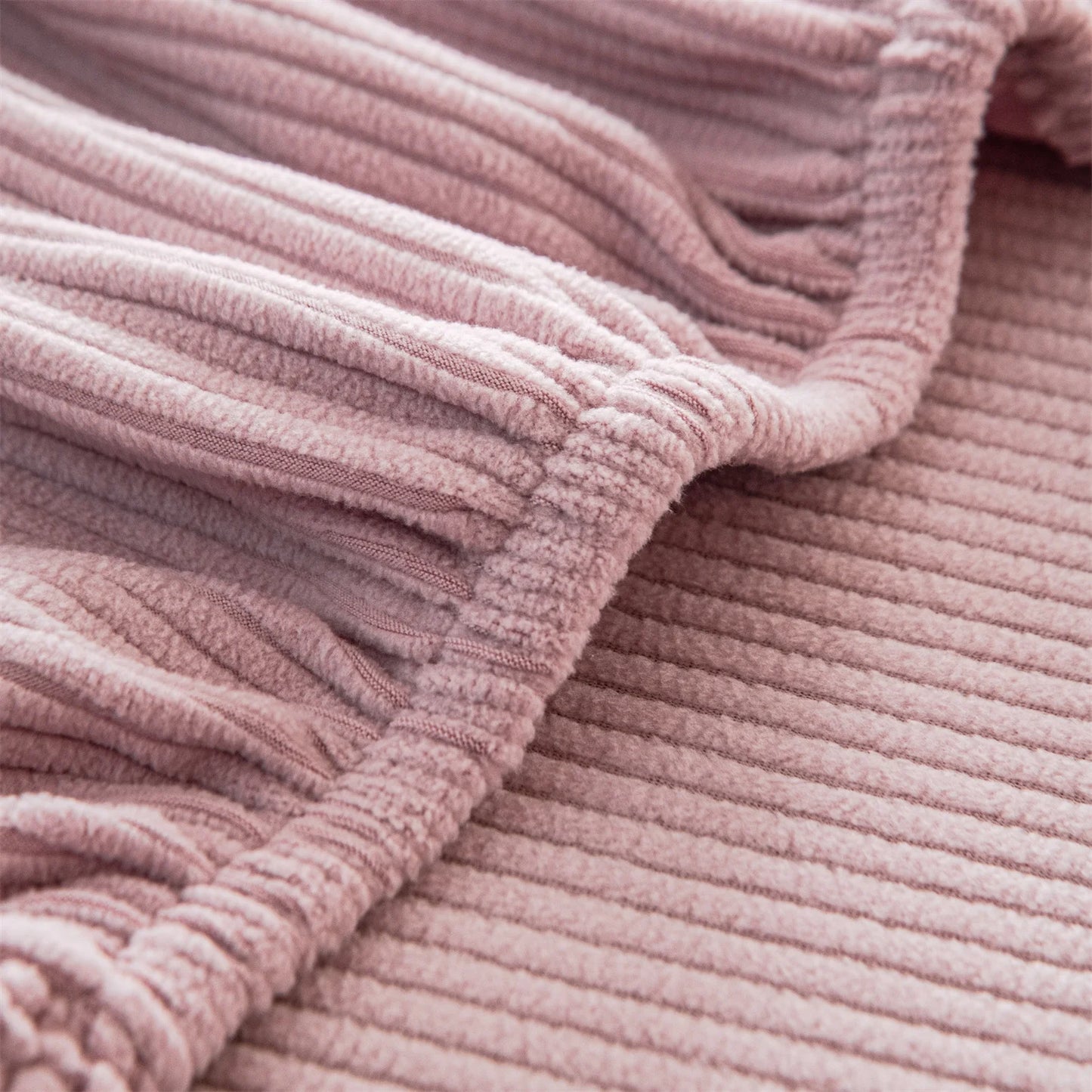 Thicken Stripe Jacquard Stretch Removable Sofa Seat Cushion Cover Washable for Living Room Kids Pets Furniture Protector