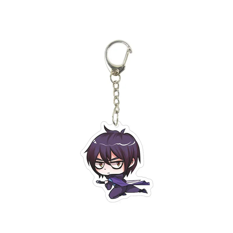 Anime Killer Seven Scissor Seven Acrylic Keychain Killer Seven Pendant Girl Boy Cartoon Cute Cool Keyring Jewelry Fan Collection