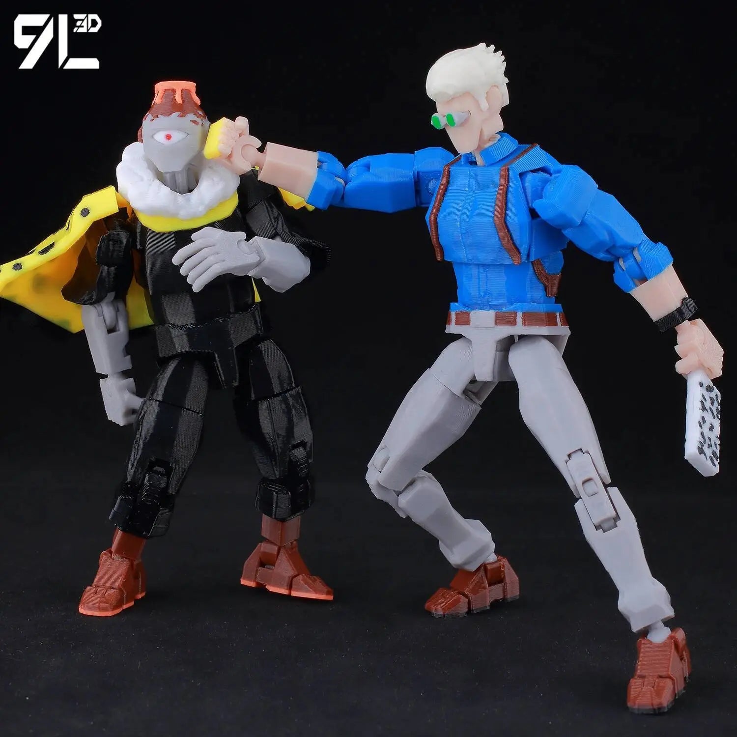 七海vs漏瑚.jpg Jujutsu Kaisen Gojo Sukuna Articulated Figure – 13 Joints