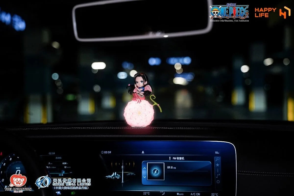 Anime One Piece Devil Fruit Night Light Nika Luffy Cute Figure  Robin Ace Chopper Voice-Controlled Night Light Desktop Ornament