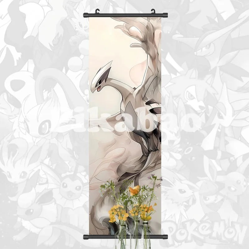 Printed Poster Anime Wall Artwork Greninja Pictures Gardevoir Painting Canvas Pikachu Hanging Scrolls Home Room Decor