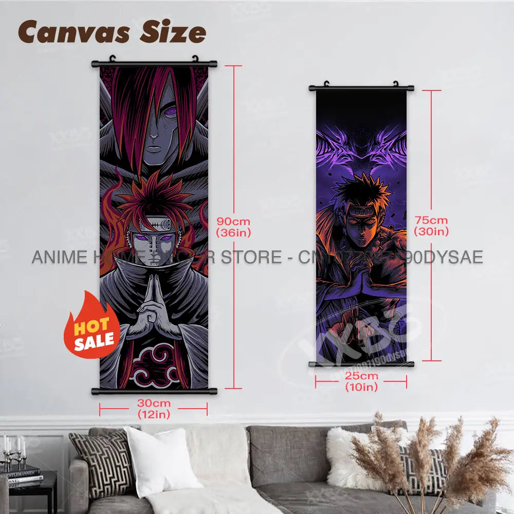 Naruto Madara Wall Scroll Poster – Anime Decor