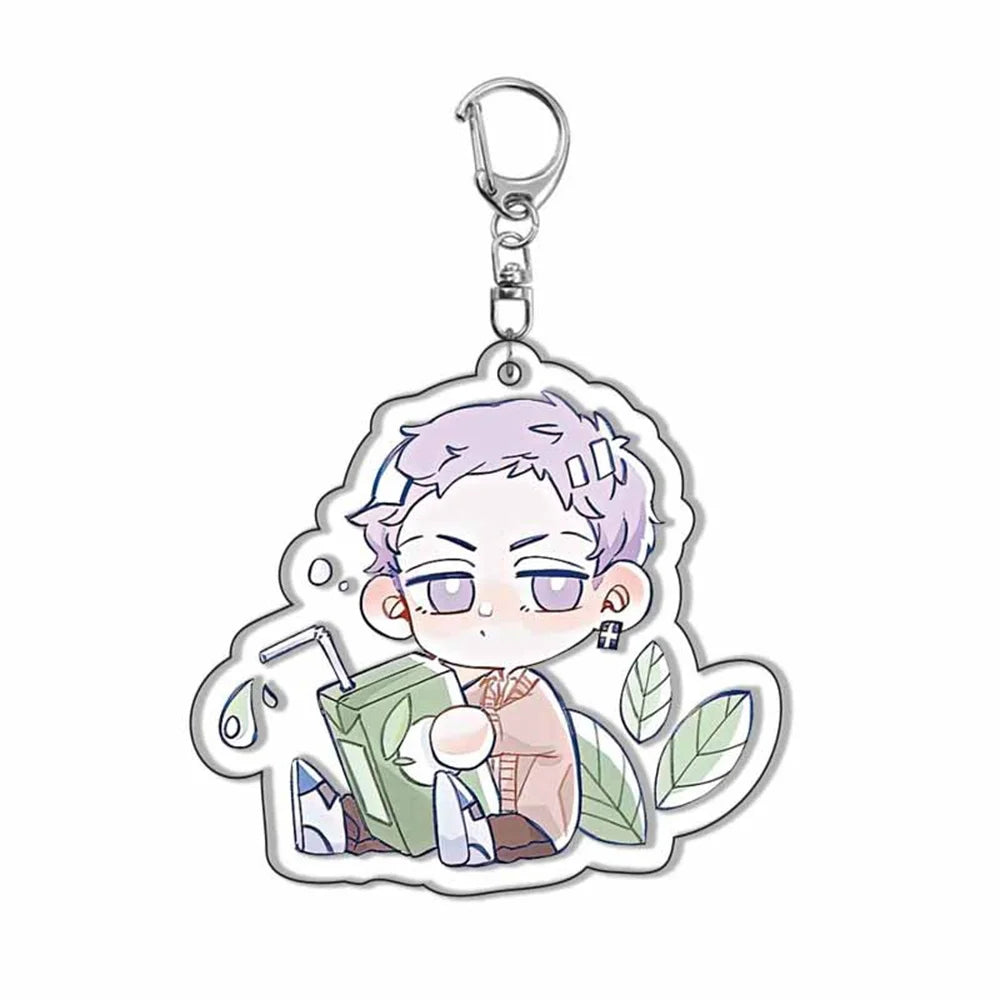 6CM hot  Anime Tokyo Revengers Acrylic Keychain Model Cosplay Characters Ornament Accessories Goods Collection Gifts