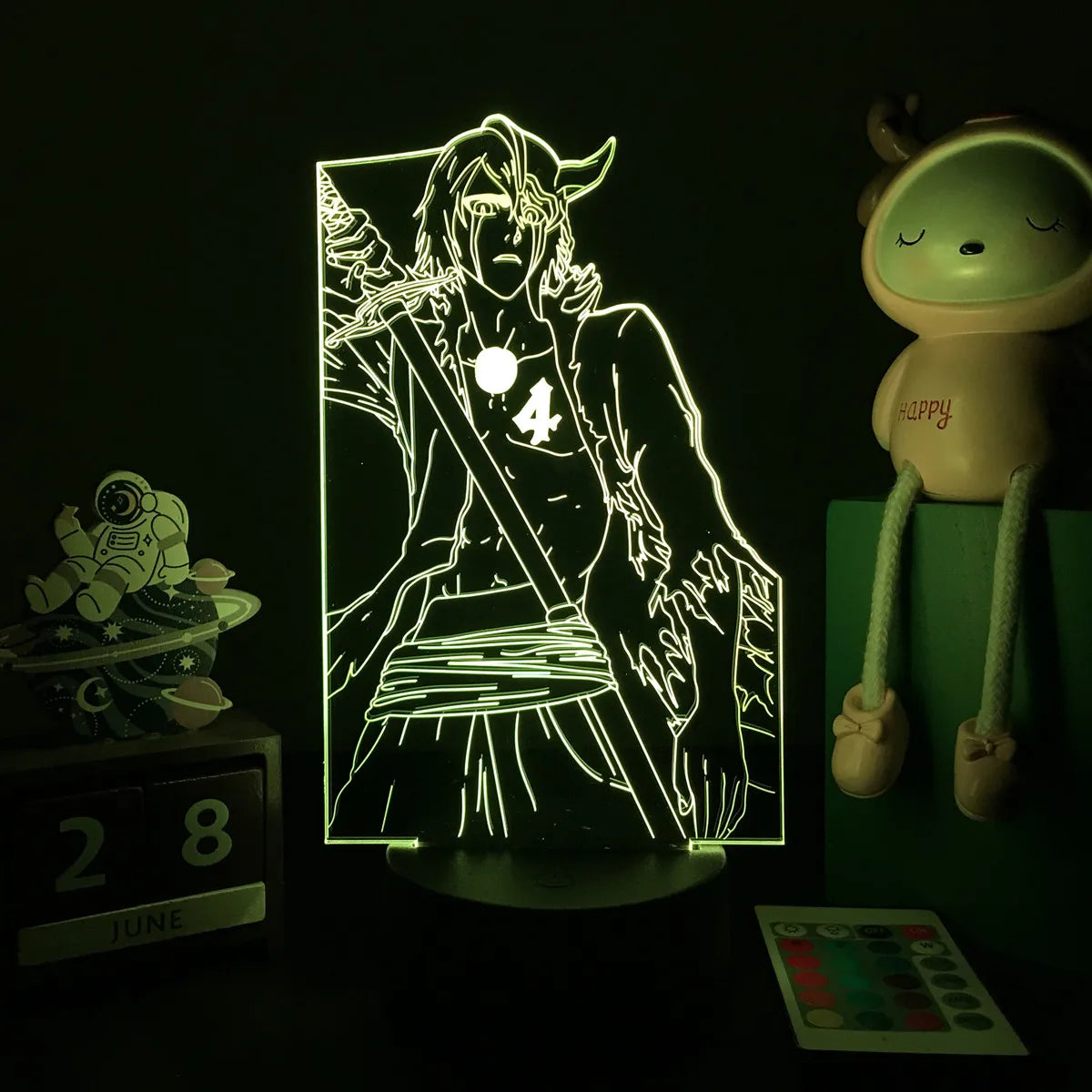 3D Anime Lamp Bleach Led Night Light for Kids Bedroom Decoration Bedside Lamp Gift for Children Study Room Decor Light 3d