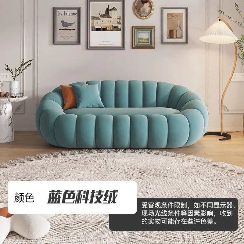 Cloud Sofa Plush Pumpkin Sofa Combination Soft Comfortable Modern Living Room Sofa Suite Apartment Home Furniture Accessories