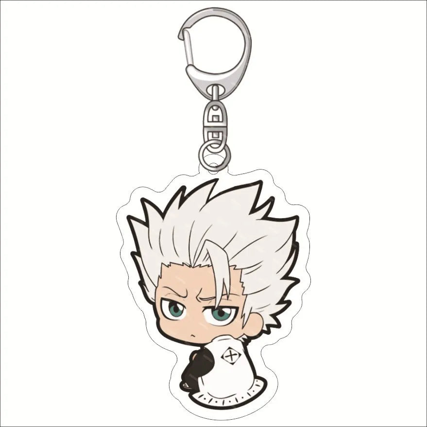 Anime BLEACH Acrylic Keychain Accessories Cartoon Character Cute Charm Bag Pendant Toys Friend Gift