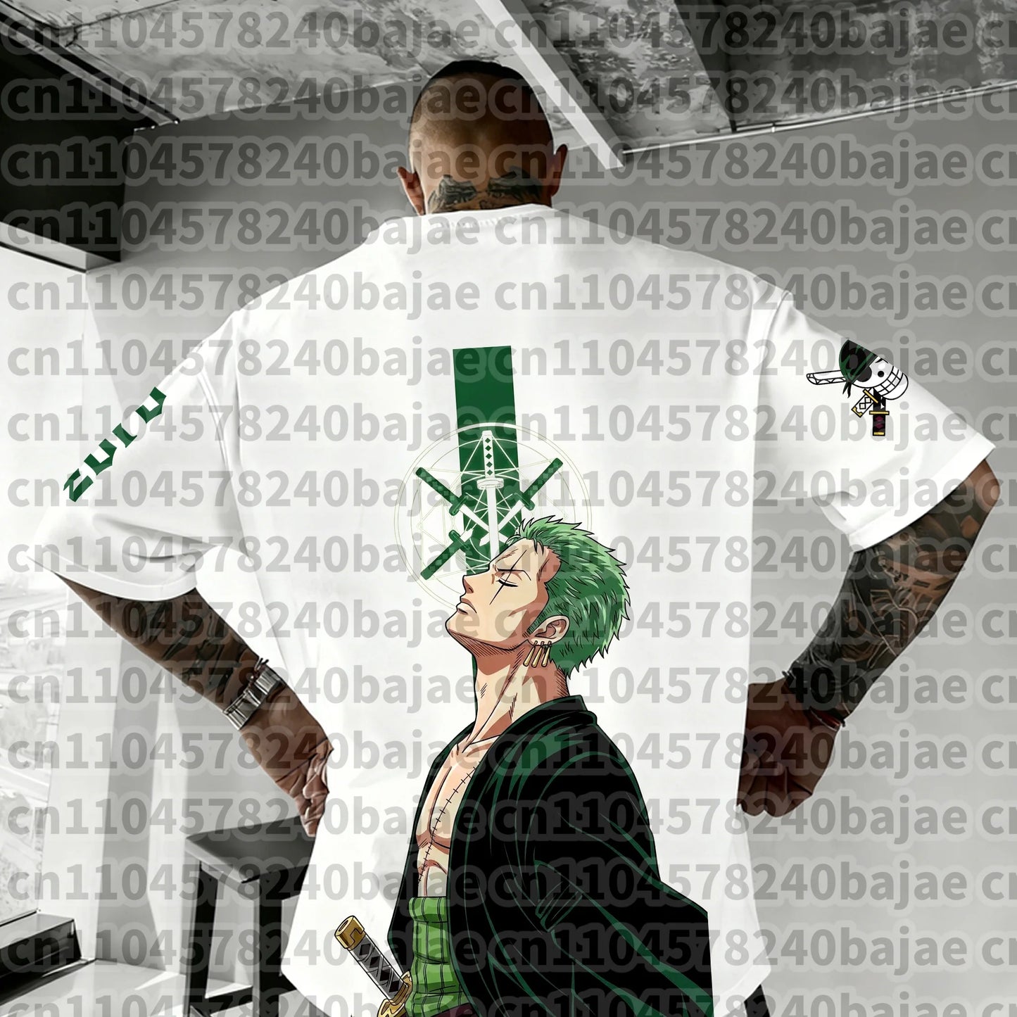 One Piece Japanese Anime Printed Men's T-Shirt Roronoa Zoro Boy Children's Harajuku Short Sleeve Kids Luffy T-shirt Clothing