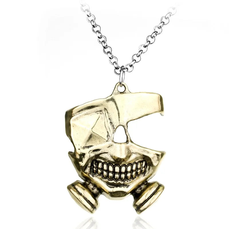Anime Tokyo Ghoul Necklace Kaneki Ken Cosplay Unisex Alloy Pendant Choker Jewelry Accessories Props